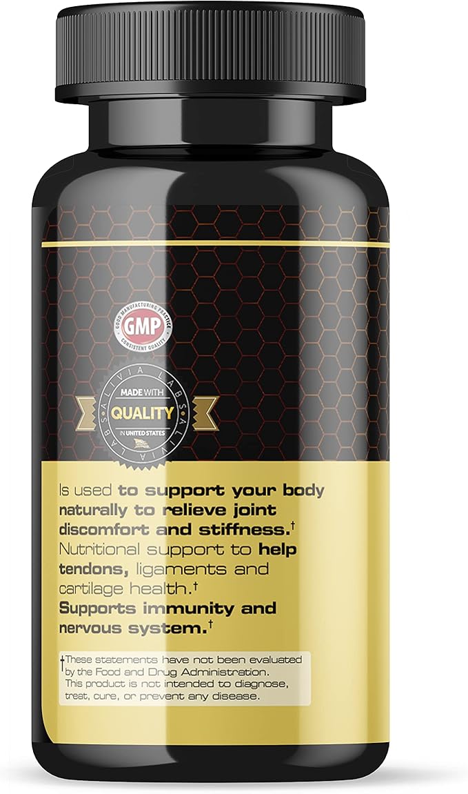 Glucosamine and Apitoxin, Supplement 60 Capsules