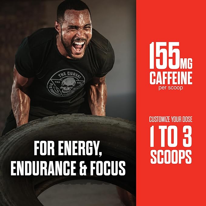 JNX SPORTS The Curse! Pre Workout Powder - Cherry Limeade 30 Servings | Preworkout: Boost Strength, Energy + Focus for Men & Women | Caffeine, Beta-Alanine, Creatine & L-Citrulline