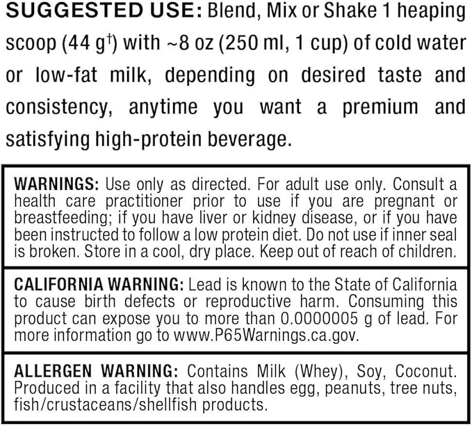 ALLMAX HEXAPRO, Strawberry - 2 lb - 25 Grams of Protein Per Serving - 8-Hour Sustained Release - Zero Sugar - 21 Servings
