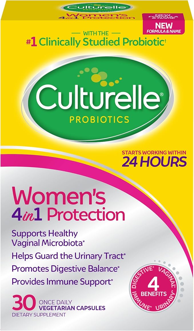 Culturelle Women’s 4-in-1 Daily Probiotic Supplements