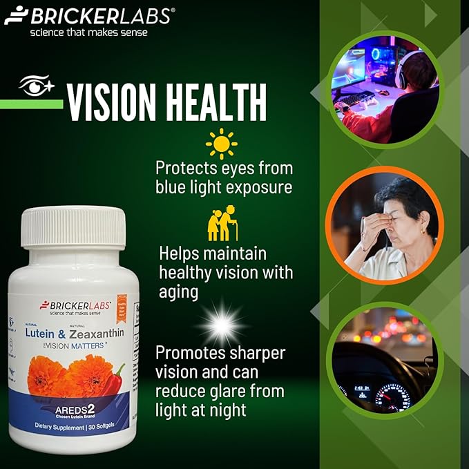 Vision Matters Eye Health Vitamins, Natural 60 Softgels