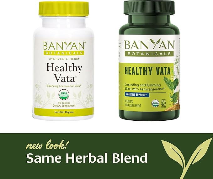 Banyan Botanicals Healthy Vata – Organic 90 Tablets