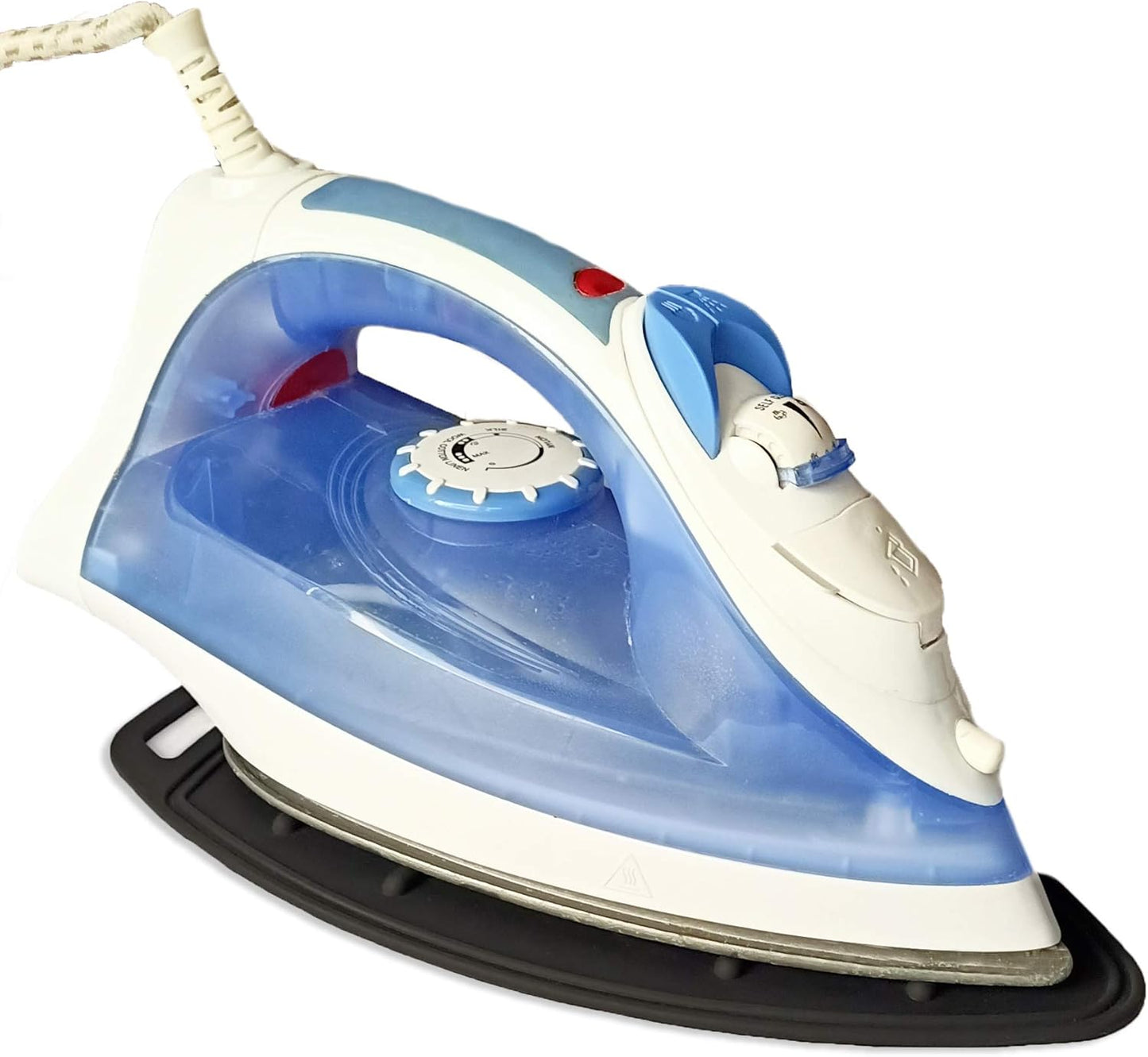 Encasa Homes Silicon Mat for Hot Iron Rest - Heat Resistant, Anti - Slip, Thicker Pad for Protecting Your Table During Ironing, Non-Burning, Machine Washable, Durable - Black