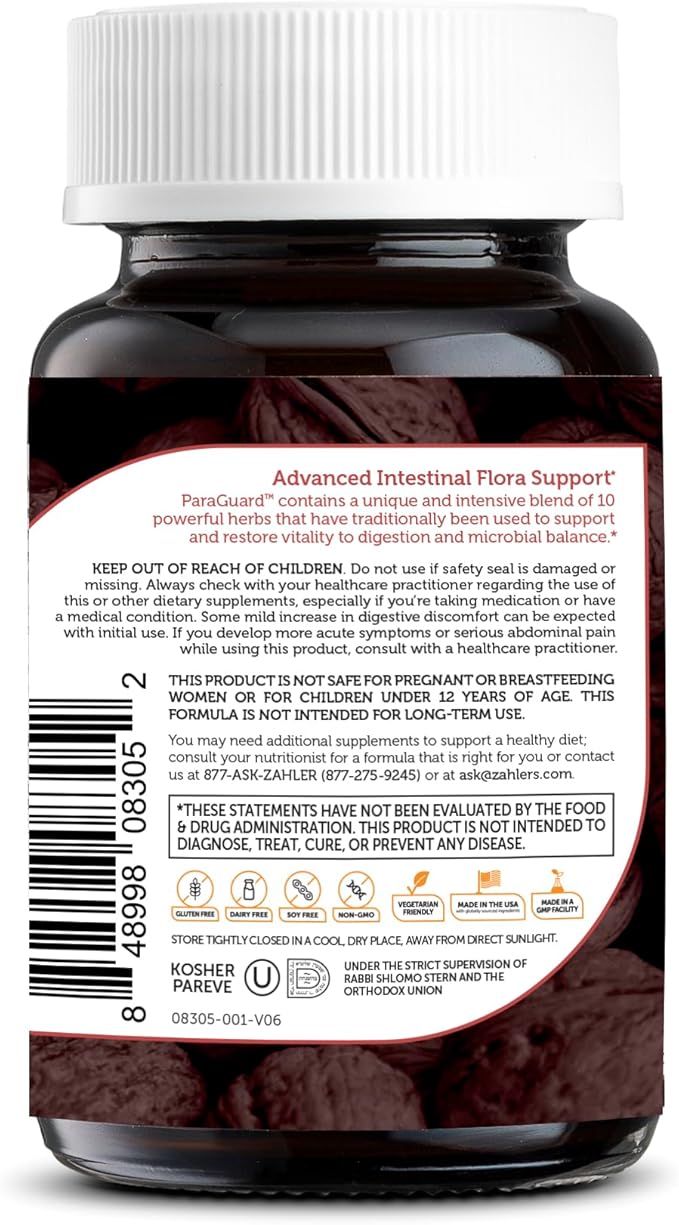 Zahler - ParaGuard Capsules - Gut 30 Count
