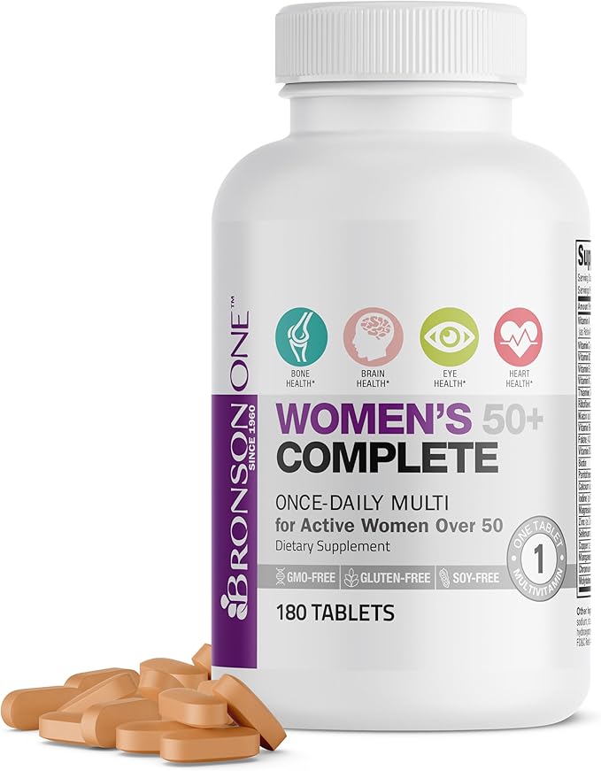 Bronson ONE Daily Women’s 50+ Complete 180 Tablets