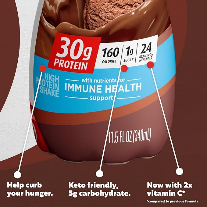 Premier Protein, Protein Shake, 8 Flavor 30g Protein, 1g Sugar, 24 Vitamins 11.5 Fl (8 Pack)