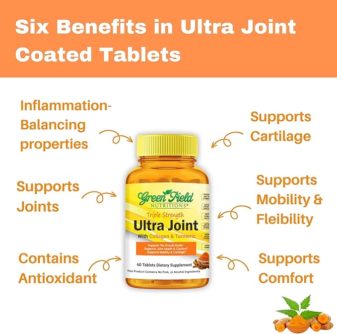 Greenfield Nutritions Ultra Joint Halal Vitamins 60 Halal