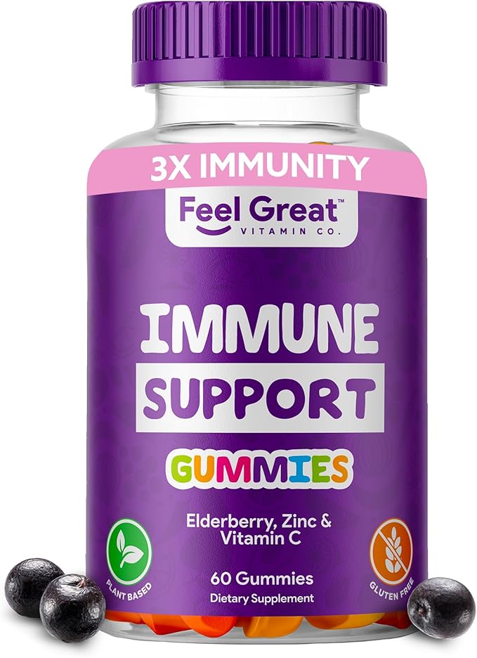 Feel Great Immunity Support Gummies 60 Gummies