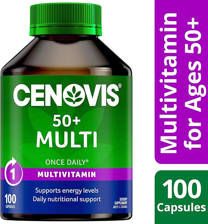 Once Daily 50+ Multi Vitamins & 100 Capsules