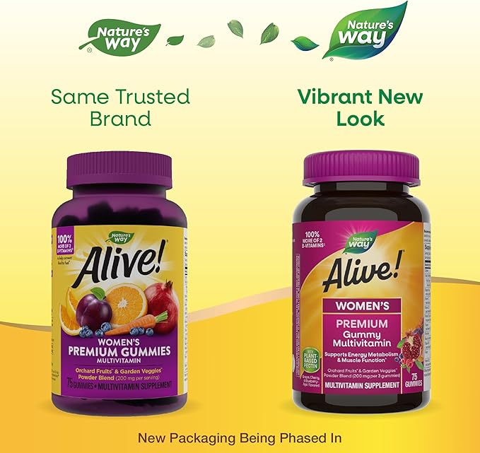 Nature’s Way Alive! Premium Women’s Gummy 75 Gummies