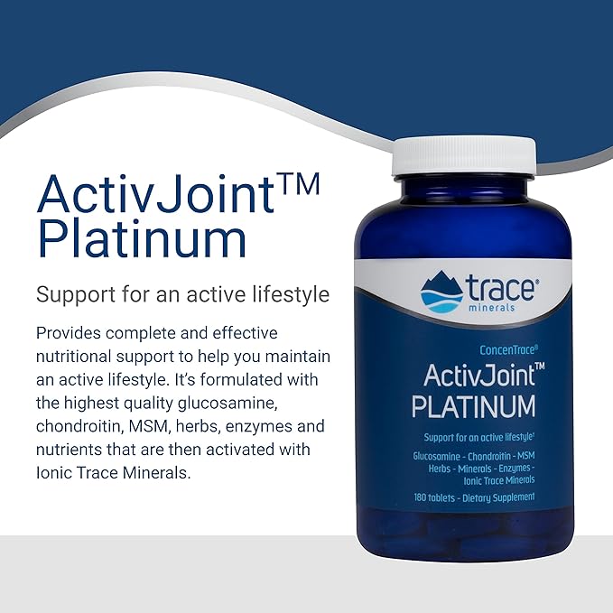 Trace Minerals | Activ Joint Platinum 180 Tablets