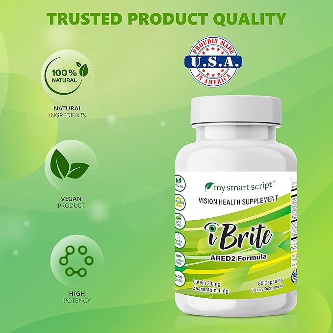 Eye Supplement - Vitamins with Lutein, ARED2 Diet 60 Easy