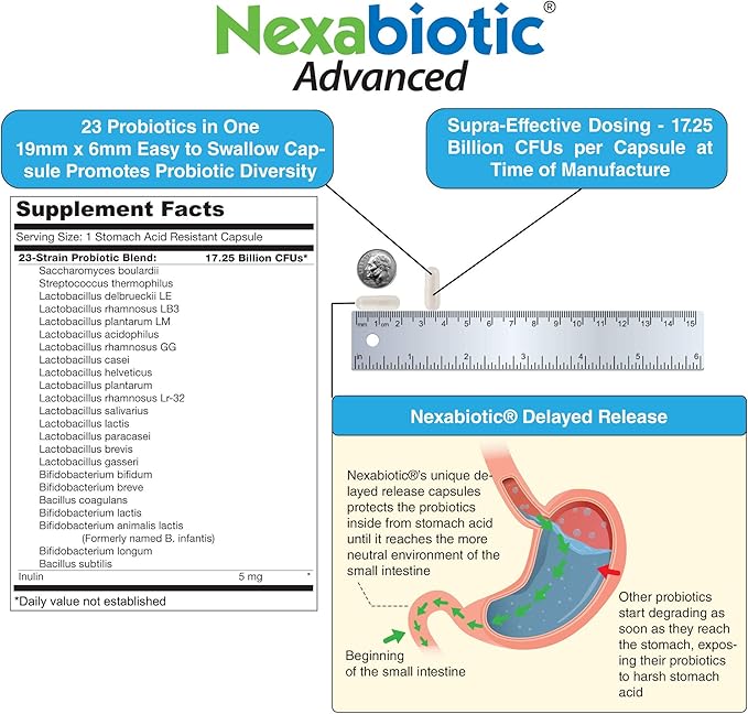 DrFormulas Nexabiotic 23 Multi Probiotic 17.25 Billion