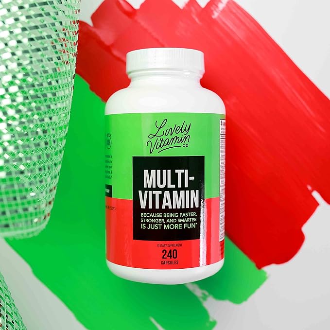 LIVELY VITAMIN CO. Multivitamin 37 Vitamins 240 Vegetarian