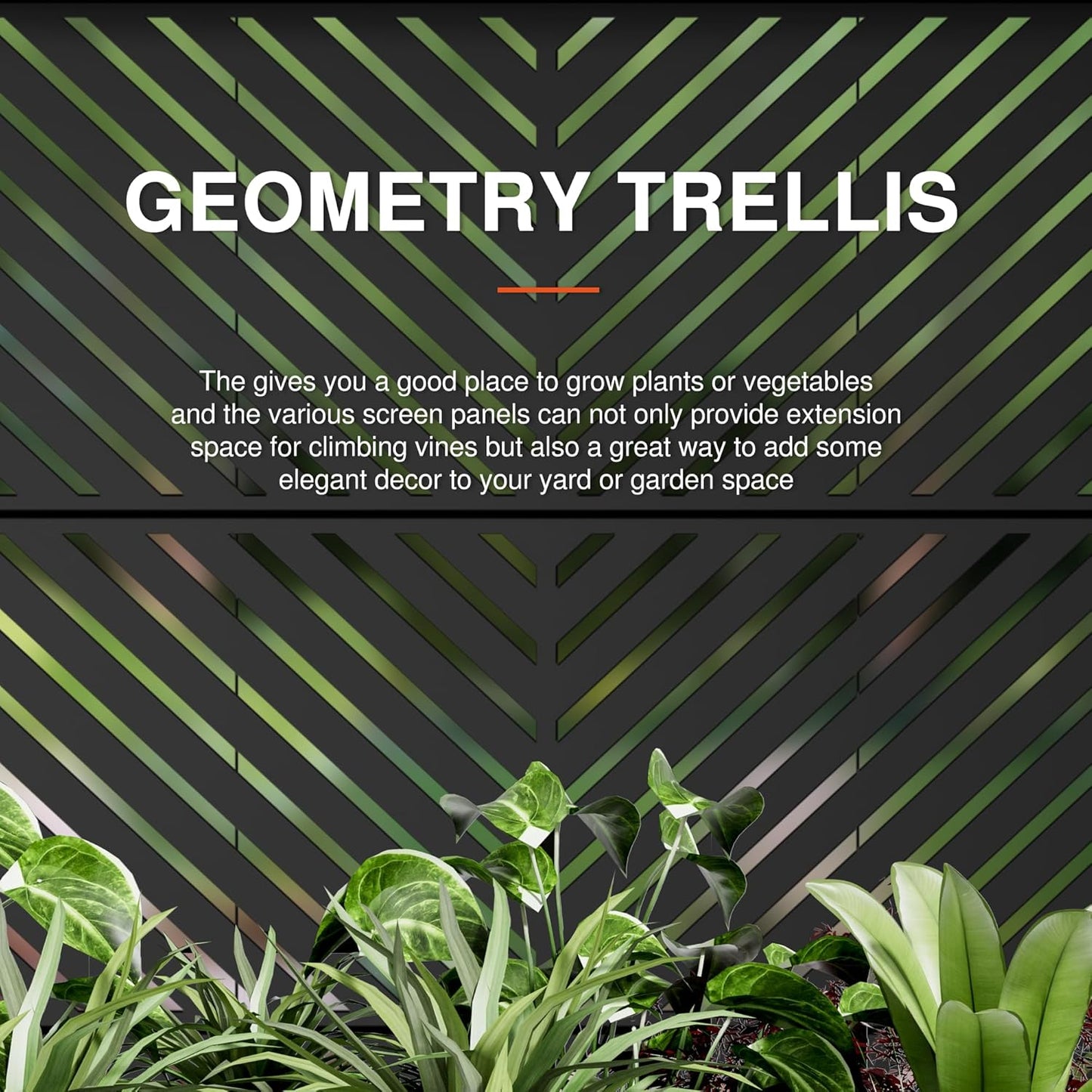 Casaphoria Metal Raised Garden Bed with Trellis and Wheels, 72"x35"x16" Planter Box for Climbing Plants, Vegetables & Vines, Features Drainage Holes and Privacy Screen (Black-Parallel)