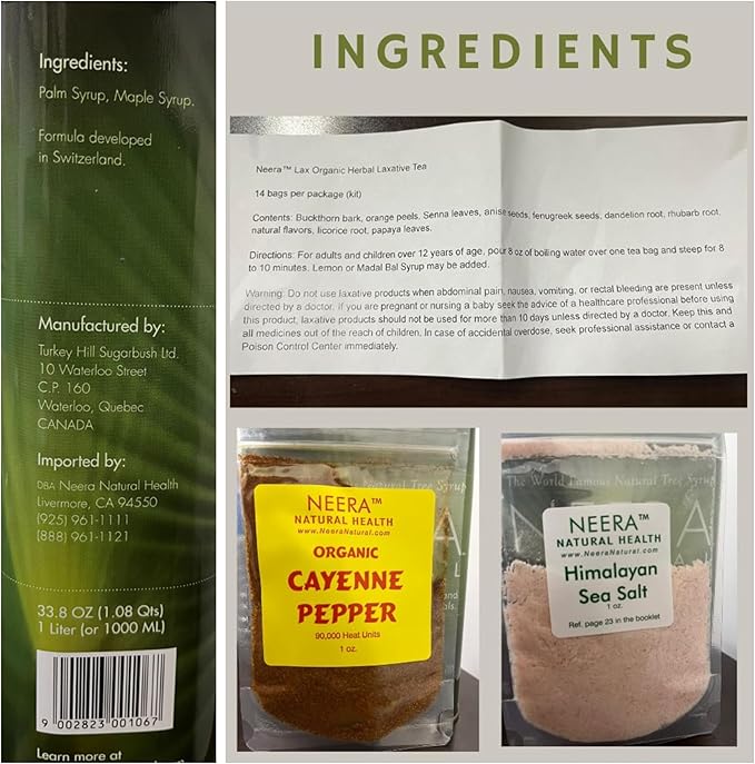 Family A Pack Master Cleanse Diet - 7 Day Cleanse Colon Cleanser & Detox Master Cleanse Lemon Cayenne Maple Detox Metabolism Booster & Detox Cleanse, 6 One Week Detox Kits