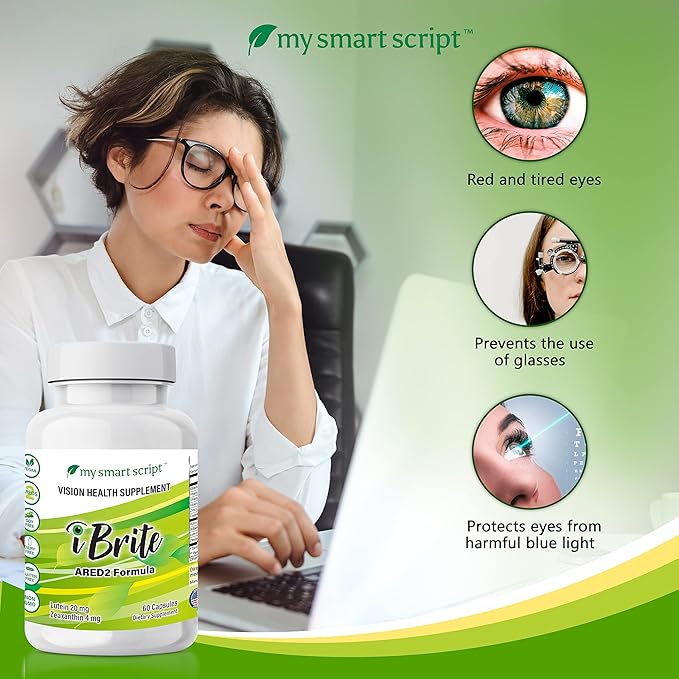 Eye Supplement - Vitamins with Lutein, ARED2 Diet 60 Easy
