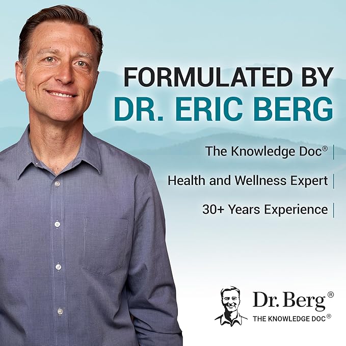 Dr. Berg Sea Kelp Enhanced Iodine - 200 mcg of Premium Iodine - Seaweed Blend Includes Klamath Blue-Green Algae & Sea Kelp - 90 Capsules