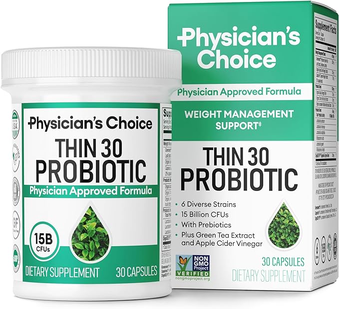 Physician's CHOICE Probiotics for Weight Management 6 Probiotic 30 CT