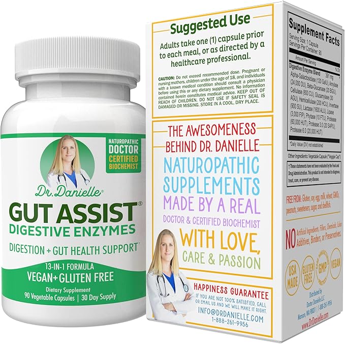 Gut Assist Digestive Enzymes Supplement to