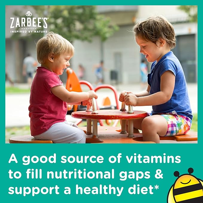 Zarbee's Toddler Vitamins, Complete Multivitamin D3 & 2-3 Years, 110 Count