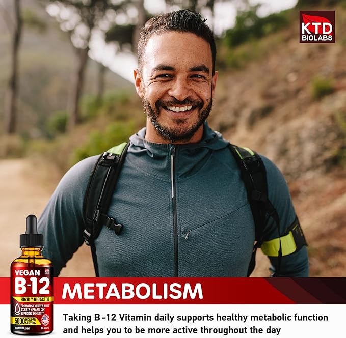 B12 Sublingual 5000 mcg Drops B12 Vitamins B12 Sublingual B12-2 fl.