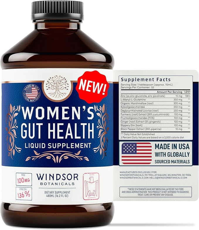 Complete Gut Health Supplements for Women 16oz (480ml) (480ml)