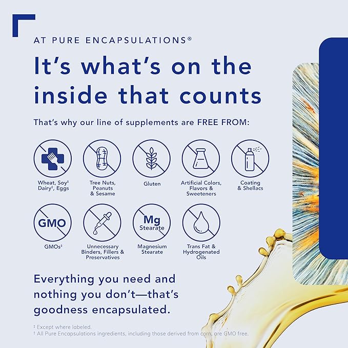 Pure Encapsulations L-Theanine - Amino Acid Supplement to Support Relaxation, Stress & Nervous System - 120 Capsules