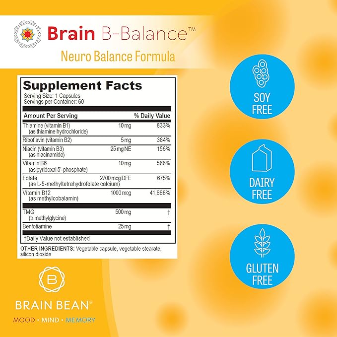 Brain B Balance: Methyl B Complete 60 Vegan