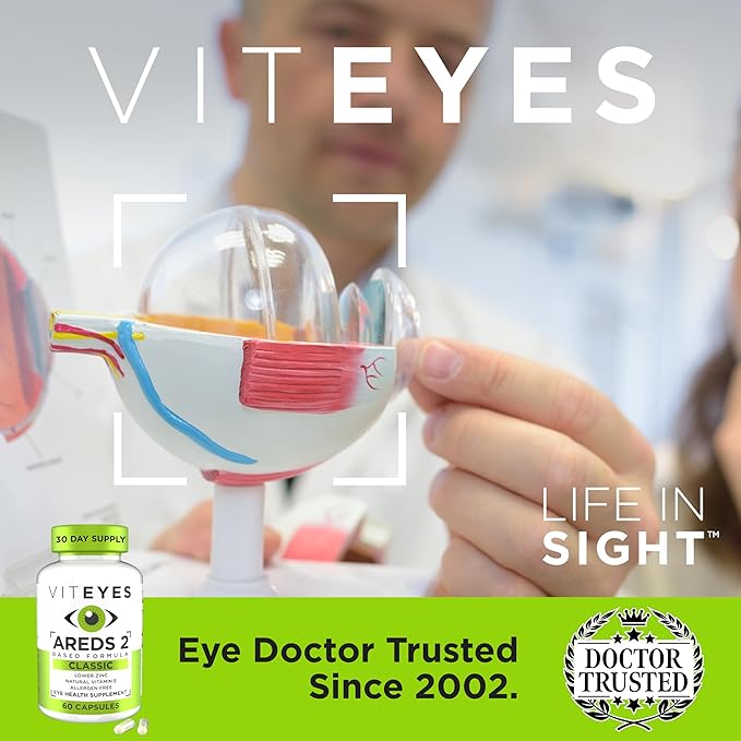 Viteyes AREDS 2 Eye Vitamins, Classic 60 Ct