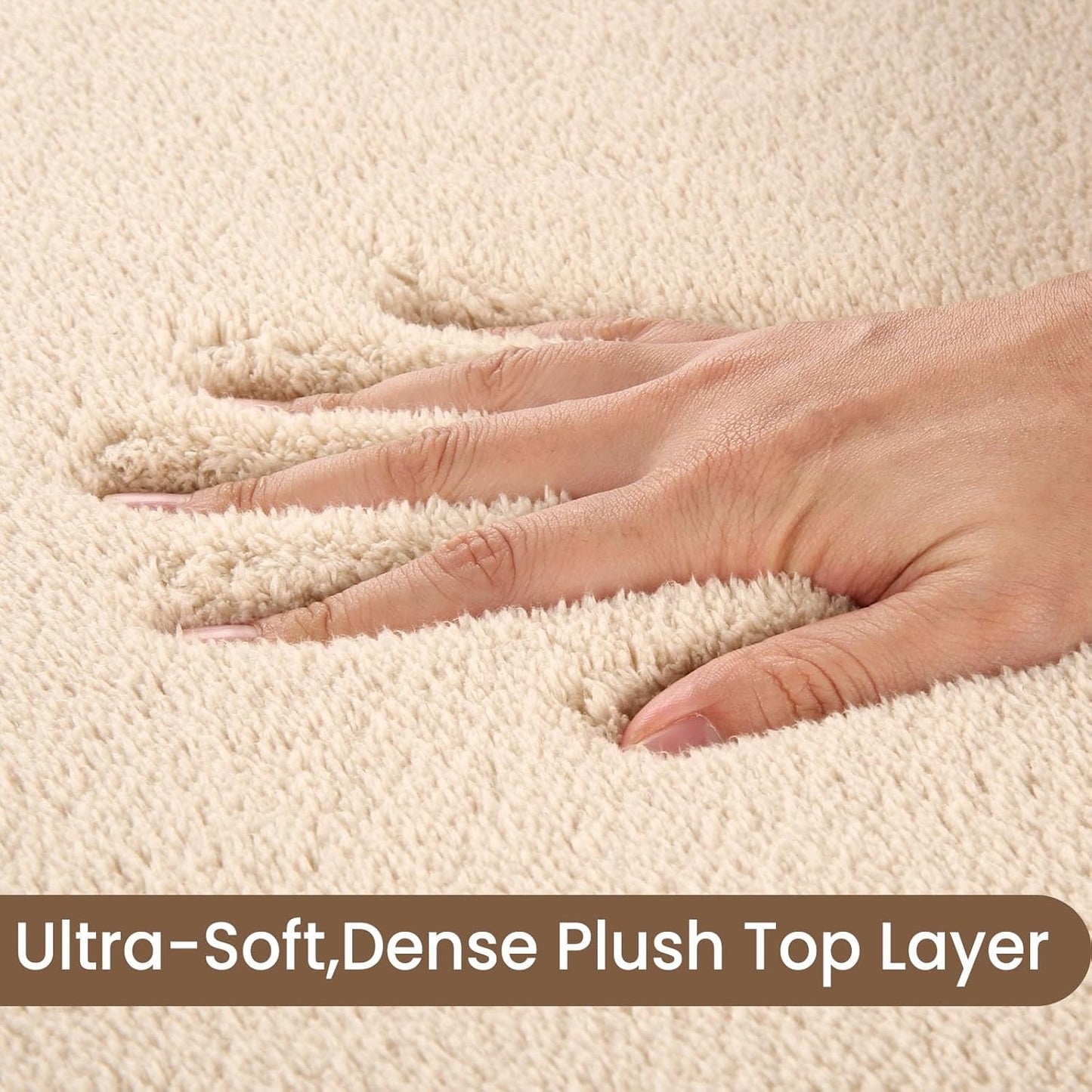 Sour Lemon 8x10 Area Rugs for Living Room, Soft Large Area Rug Fluffy Rugs for Bedroom,Machine Washable Area Rug Non Slip Carpet Rug for Living Room Playroom Kids Room Home Decor