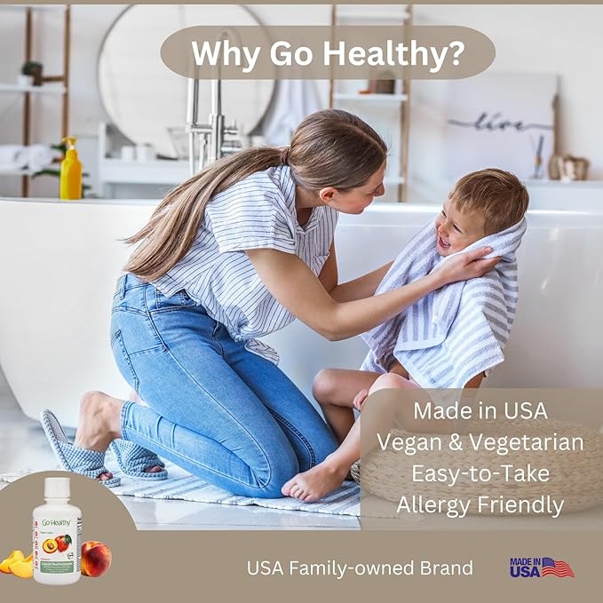 Go Healthy Multivitamin for Women, Men, Teens 20 Fruits 32 Servings