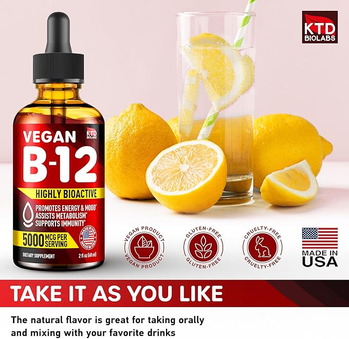 Pack of 2 B12 Sublingual 5000 mcg B12 Vitamins B12 Sublingual B12