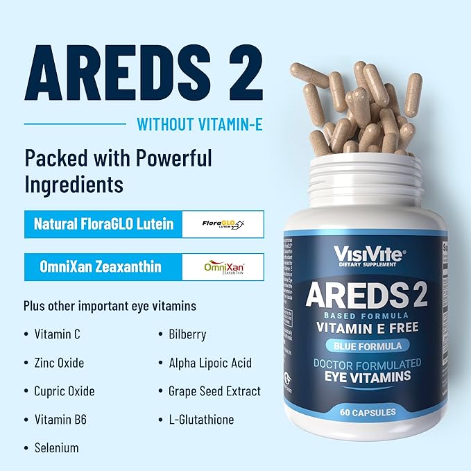 AREDS 2 Eye Vitamins 60 Capsules