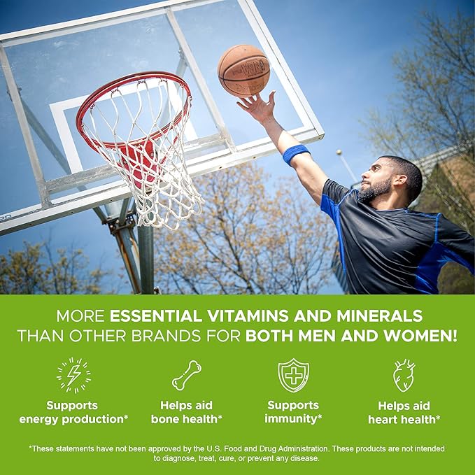 Noor Vitamins Halal Vitamins, Daily Multivitamin, 30 Vitamins B12, C, (2 Month