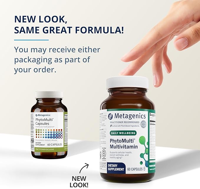 Metagenics PhytoMulti Multivitamin B6 Vitamins 60 Capsules