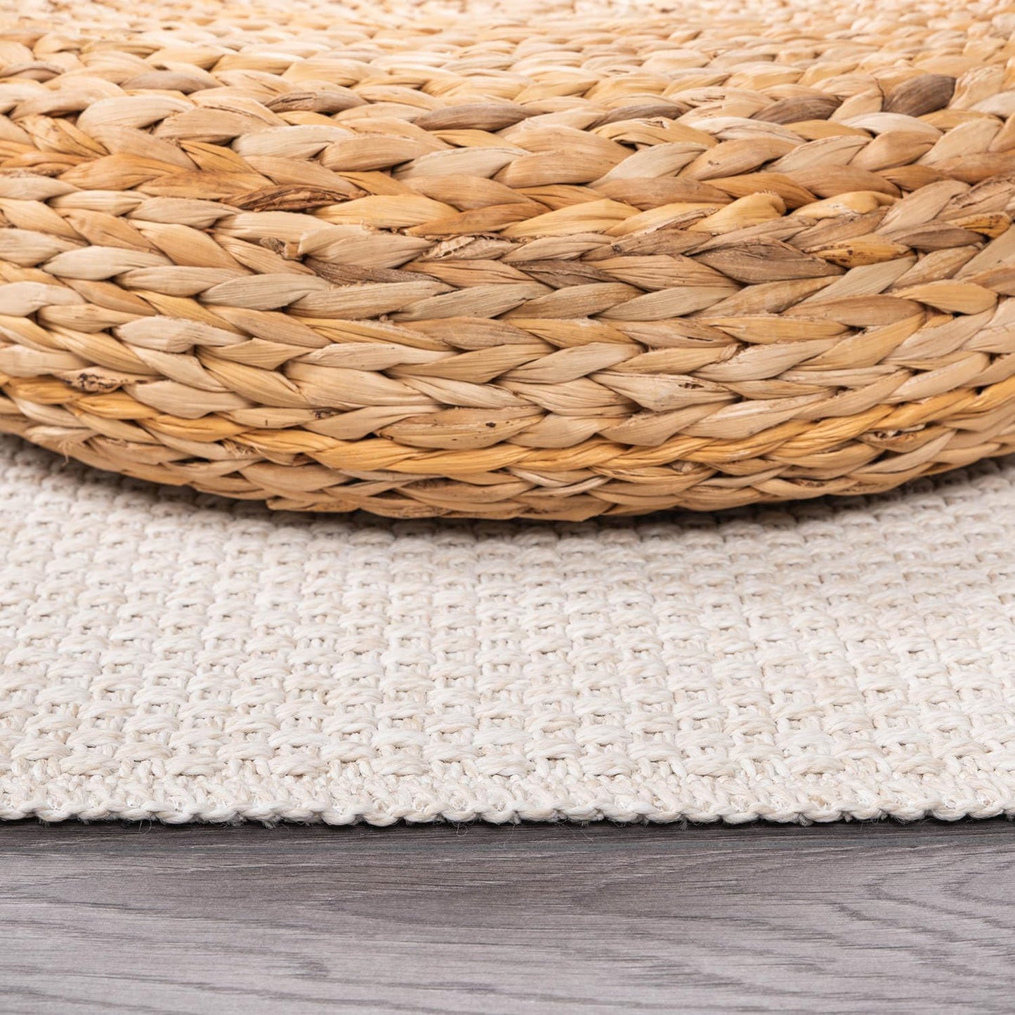 CAMILSON Easy Jute Rug 9x12, Indoor Outdoor Off-White Farmhouse Area Rugs for Living Room Patio and Kitchen Rug, Solid Woven Design, Easy-Cleaning, Washable Outside Carpet Alfombras (9 x 12)