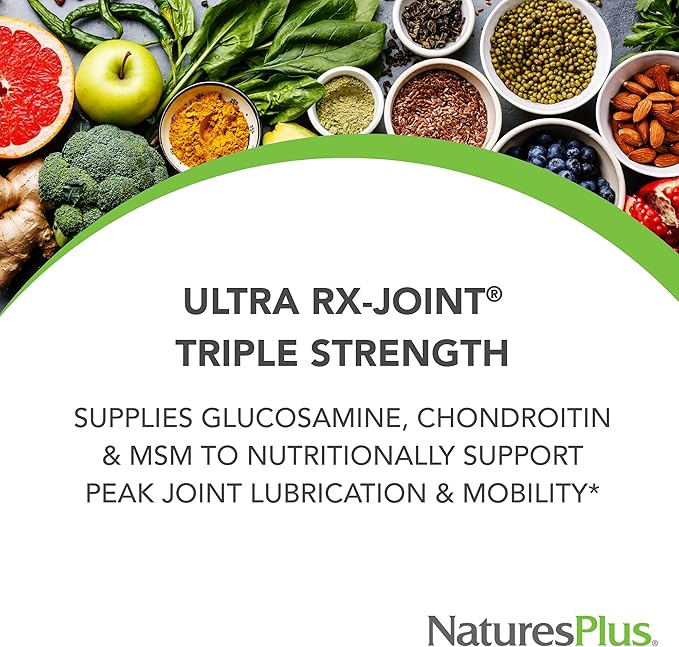 Natures Plus Ultra Rx-Joint Triple Strength 120 Tablets, 2 - 60 Total