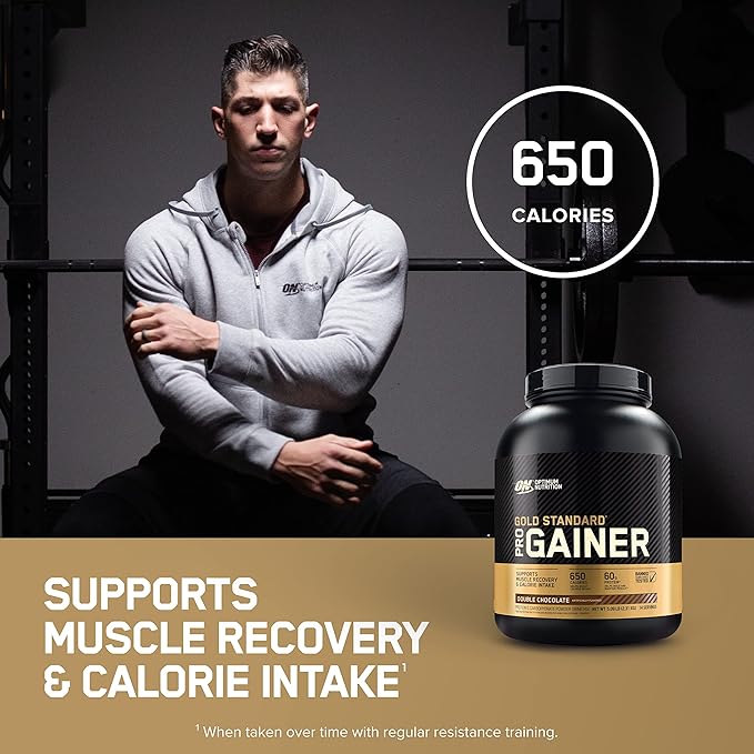 Optimum Nutrition Gold Standard Pro Gainer, Weight Gainer Protein Powder, Double Chocolate, 10.19 Pounds (Packaging May Vary)