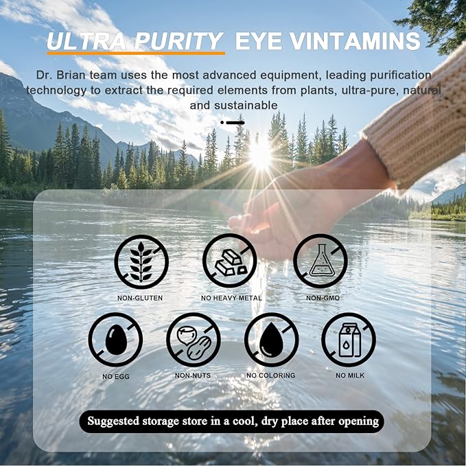 Dr.Brian Eye Vitamins 5 in 1 20mg, Omega 3 Fish 730mg, Vitamin 60Caps