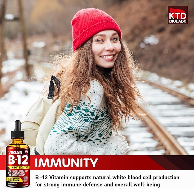 B12 Sublingual 5000 mcg Drops B12 Vitamins B12 Sublingual B12-2 fl.