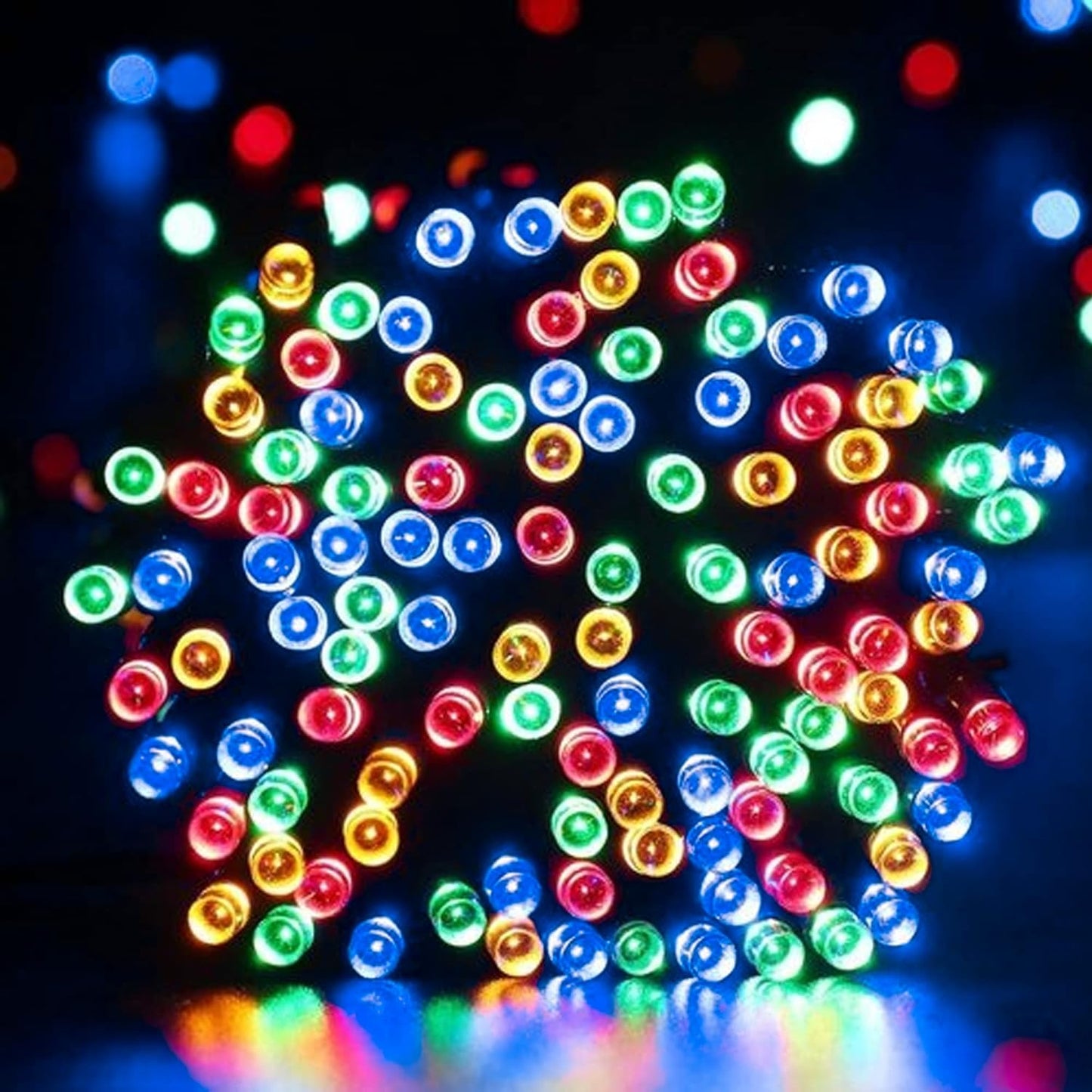 Dazzle Bright 132FT 400 LED Christmas Lights, Christmas String Lights Plug in with 8 Modes, Waterproof Christmas Decorations for Xmas Indoor Outdoor Party Home Tree Decor, Multi-Colored