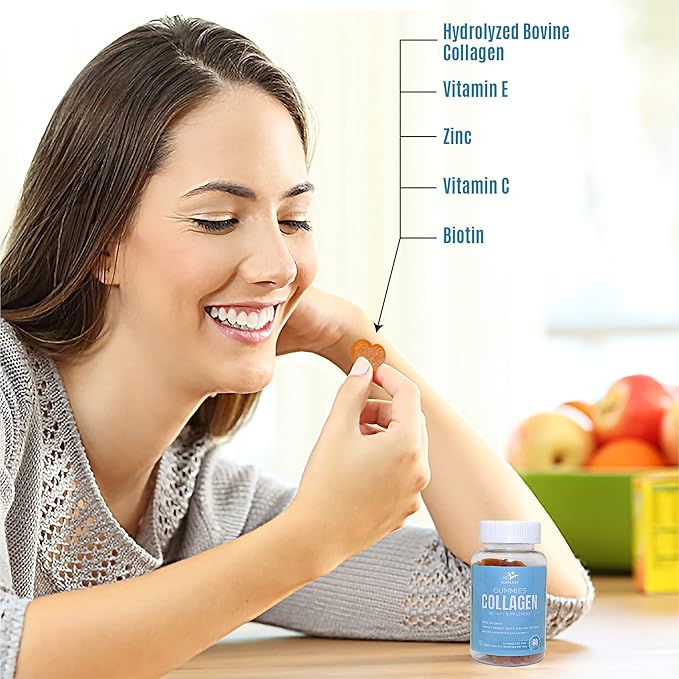 Collagen Gummies - Healthy Nutrients Hair 60 Gummy