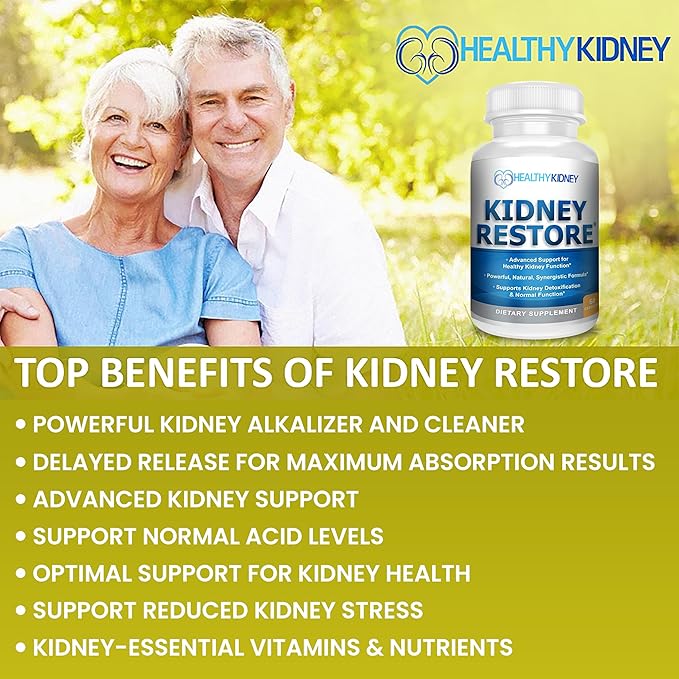 3 Pack Natural Kidney Cleanse to Support Kidney Function and Detox, Advanced Formula Can Help Boost Kidney Health, Daily Health Supplement Pills, 60 Capsules