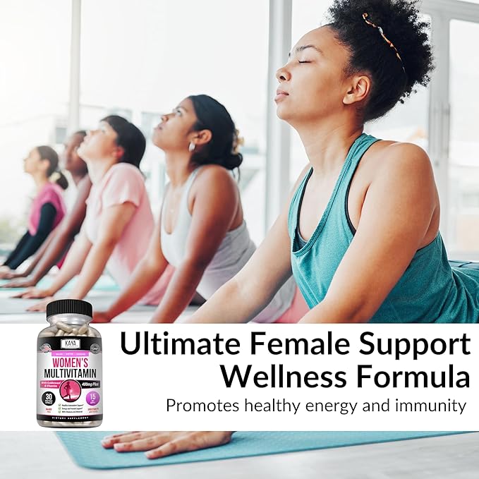 Kaya Naturals Women's Multivitamin, Overall Healthy 30 Count