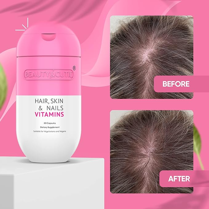 Hair Skin and Nails Vitamins – 60 Count