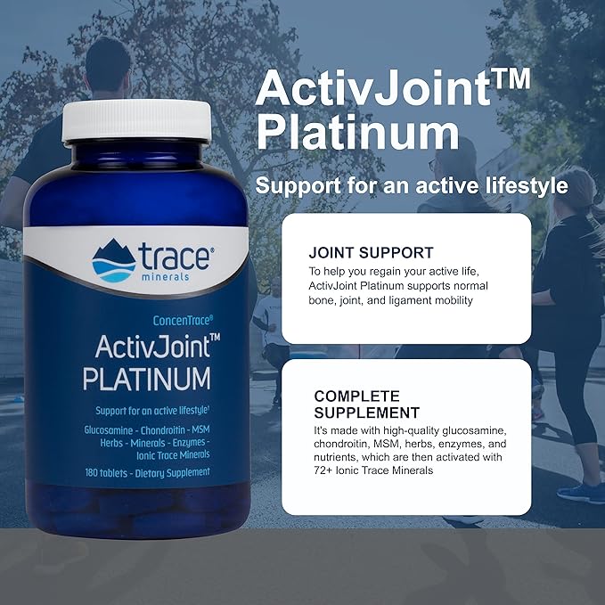 Trace Minerals | Activ Joint Platinum 180 Tablets