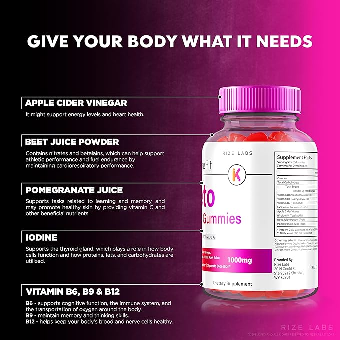 Xtremefit Keto ACV Gummies for Advanced Weight Loss, Advanced Formula, Apple Cider Vinegar Supplement (120 Gummies)