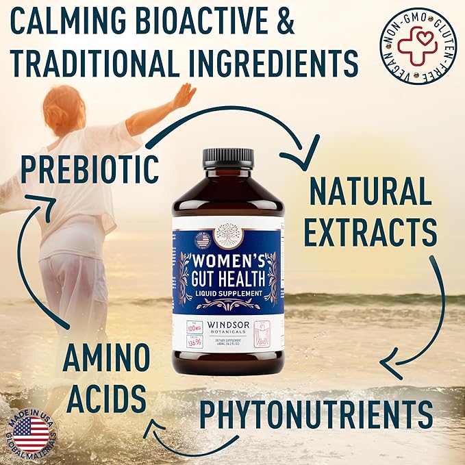 Complete Gut Health Supplements for Women 16oz (480ml) (480ml)