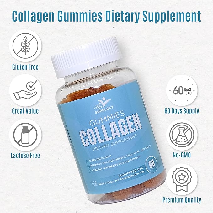 Collagen Gummies - Healthy Nutrients Hair 60 Gummy